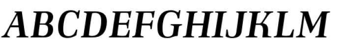 Richler Pro PE Bold Italic Font UPPERCASE