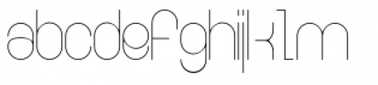 Ringer Extra Light Font LOWERCASE
