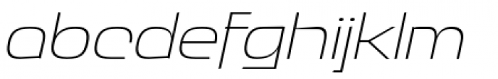 Ritafurey A Extra Light Italic Font LOWERCASE