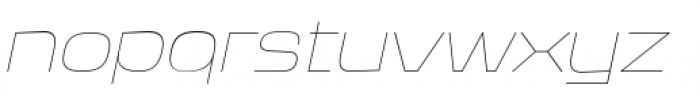 Ritafurey B Thin Italic Font LOWERCASE