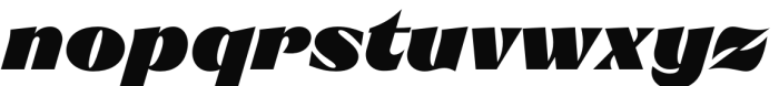 Ritualist Black Italic Font LOWERCASE