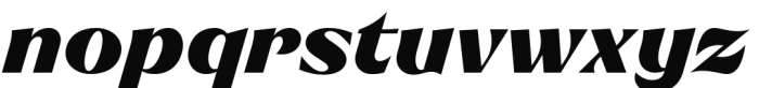 Ritualist ExtraBold Italic Font LOWERCASE