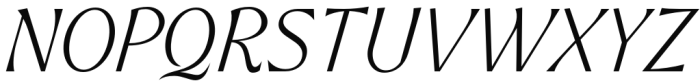 Ritualist ExtraLight Italic Font UPPERCASE