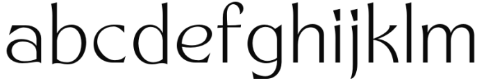 Ritualist ExtraLight Regular Font LOWERCASE