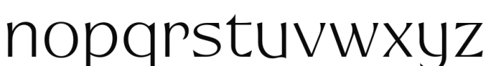 Ritualist ExtraLight Regular Font LOWERCASE