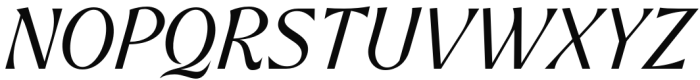 Ritualist Italic Font UPPERCASE