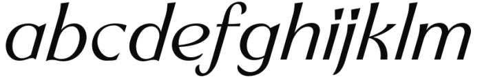 Ritualist Italic Font LOWERCASE