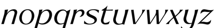 Ritualist Italic Font LOWERCASE