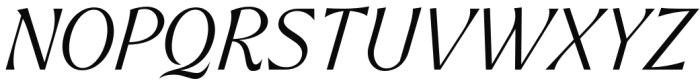 Ritualist Light Italic Font UPPERCASE