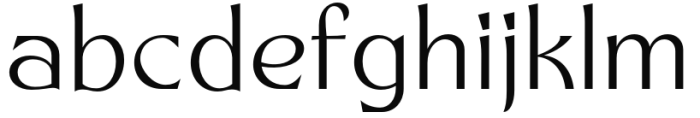 Ritualist Light Regular Font LOWERCASE