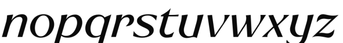 Ritualist Medium Italic Font LOWERCASE