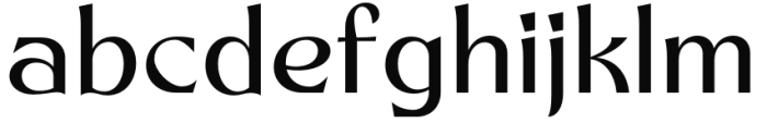 Ritualist Medium Regular Font LOWERCASE