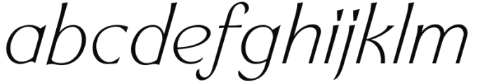 Ritualist Thin Italic Font LOWERCASE