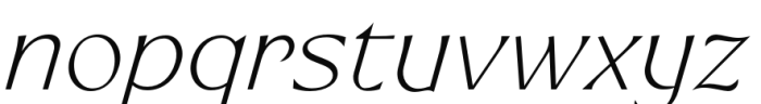 Ritualist Thin Italic Font LOWERCASE