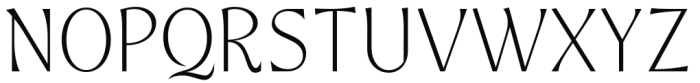 Ritualist Thin Regular Font UPPERCASE