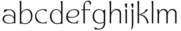 Ritualist Thin Regular Font LOWERCASE