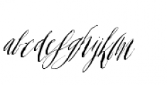 Rivea Upright Font LOWERCASE