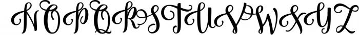 RISTHI Script Font UPPERCASE