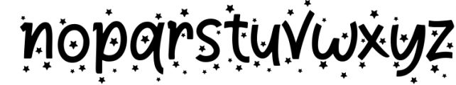 Riana Star - Display Font 1 Font LOWERCASE