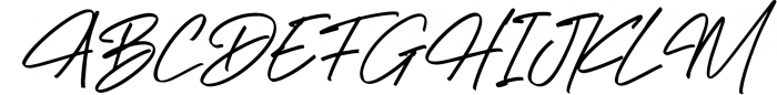 Richard Hamilton - Brush Signature Font 1 Font UPPERCASE