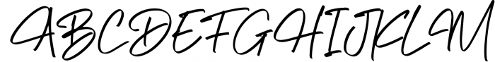 Richard Hamilton - Brush Signature Font Font UPPERCASE