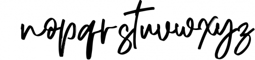 Richard Hamilton - Brush Signature Font Font LOWERCASE