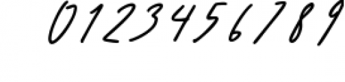 Rillies Modern Signature Font 1 Font OTHER CHARS