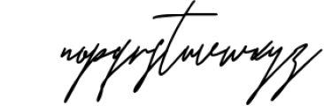 Rillies Modern Signature Font Font LOWERCASE