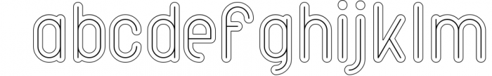 Rimini-Rounded Sans Serif font 1 Font LOWERCASE