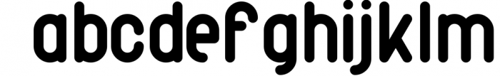 Rimini-Rounded Sans Serif font 6 Font LOWERCASE