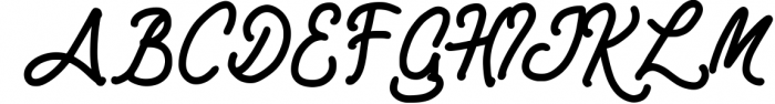 Rimona - Modern Script Font UPPERCASE
