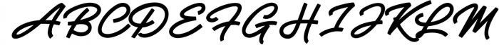 Riogrande Script Font UPPERCASE
