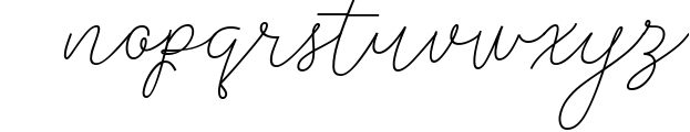 Rishella Signature Font 2 Font LOWERCASE