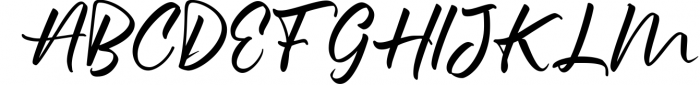 Rissandy - Handcrafted Lettering Script Font 1 Font UPPERCASE