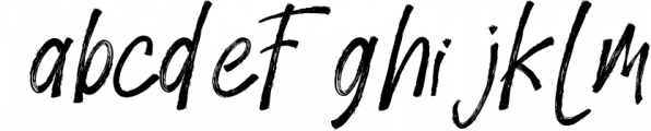 Rittou Brush Font Font LOWERCASE