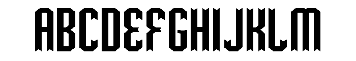Ribbon1 Font UPPERCASE