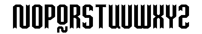 Ribbon1 Font LOWERCASE