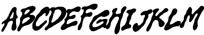 Ribel Noise Regular Font UPPERCASE