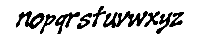 Ribel Noise Regular Font LOWERCASE