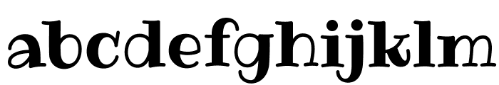 Ribeye-Regular Font LOWERCASE