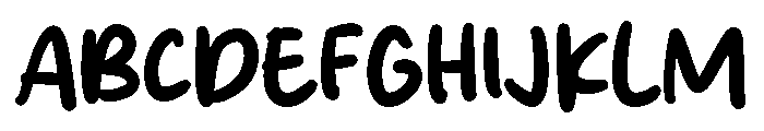 Rice Ball Font UPPERCASE