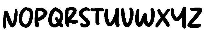 Rice Ball Font UPPERCASE