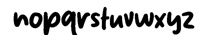 Rice Ball Font LOWERCASE