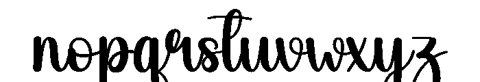 Rice Drying Font LOWERCASE