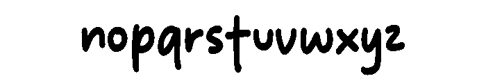 Rich Brilliant Font LOWERCASE