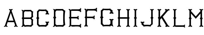 Richardson Fancy Block Font LOWERCASE