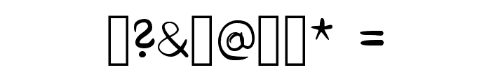 RichieRich Font OTHER CHARS