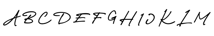 Richland-Regular Font UPPERCASE