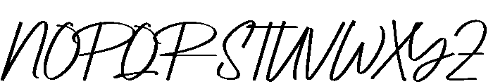 Richness Demo Font UPPERCASE