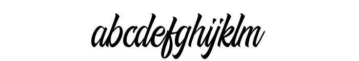 Richtive Script PERSONAL USE Regular Font LOWERCASE